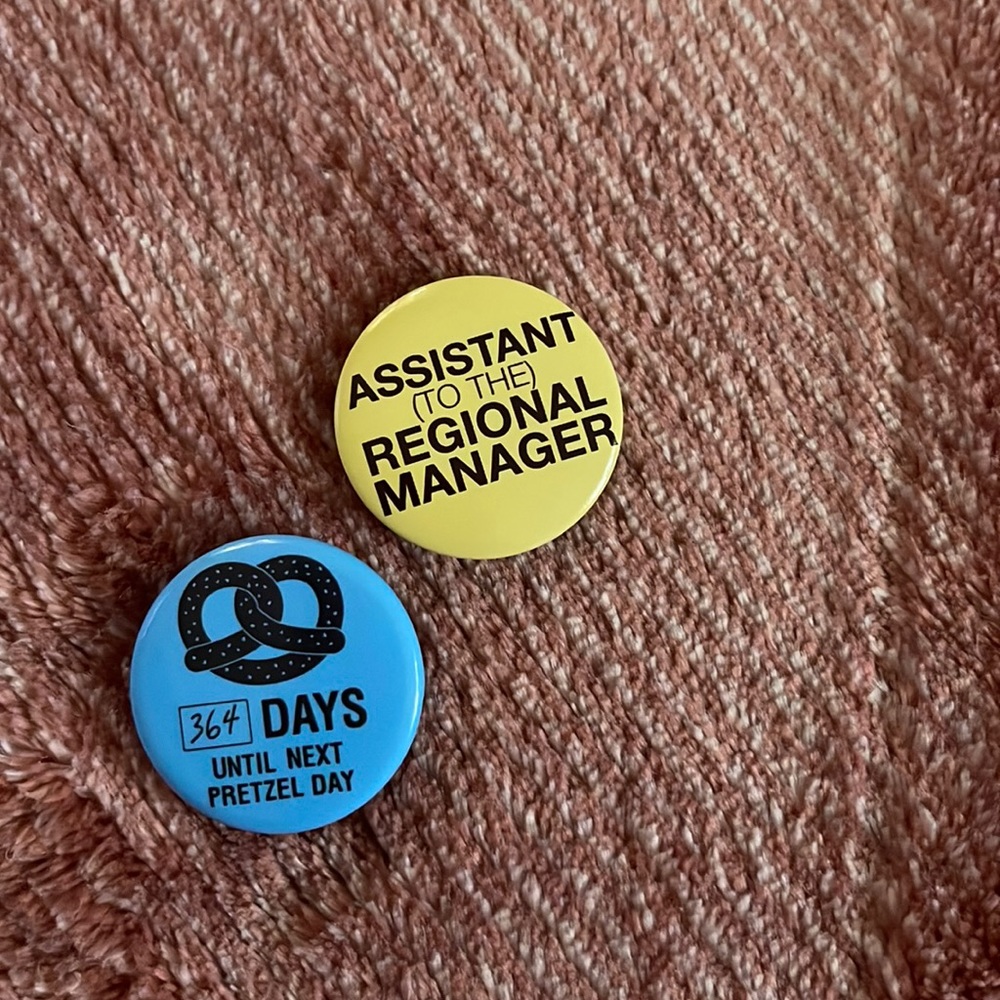 The Office mini buttons